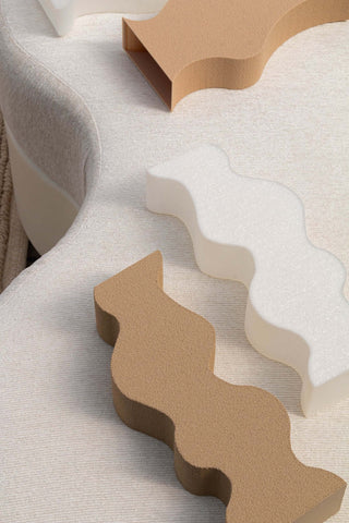 Freehand Vase, Beige by Argot Studio Vases Argot Studio