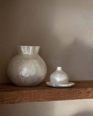 Bulb and Dish Set Tableware En Gold