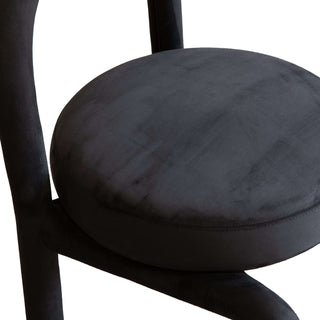 Daisy Chair, Black Seating En Gold