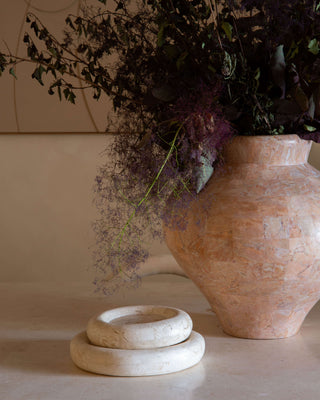 Laguna Vase, Rosé Large Vases En Gold