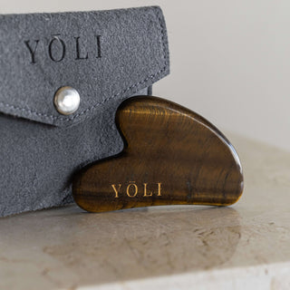 YŌLI Tiger Eye Gua Sha Bath Tools YŌLI