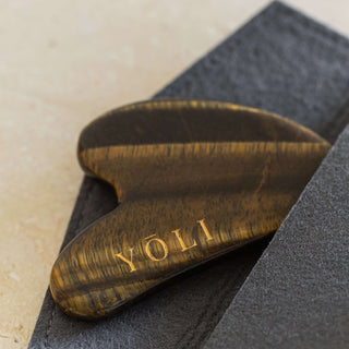 YŌLI Tiger Eye Gua Sha Bath Tools YŌLI