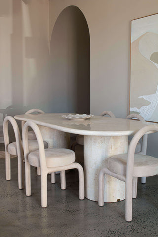 Daisy Chair, Ecru Seating En Gold