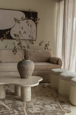Triana Bench King, Cream Seating En Gold