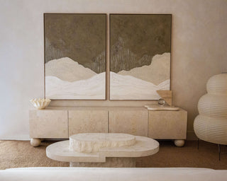 Miro Entertainment Unit, Large Entertainment Unit En Gold