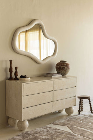 Miro Chest of Drawers Storage En Gold