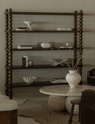 Santos Bookshelf en gold