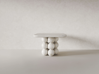 Perlas Square Dining Table Dining Table En Gold