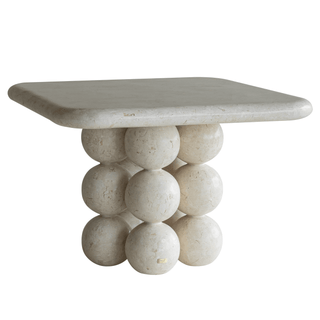 Perlas Square Dining Table Dining Table En Gold