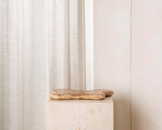 Tali Tray, Caramel Stone Small Tableware En Gold