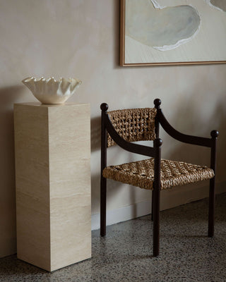 Travertine Plinth Plinth En Gold