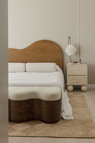 Triana Bench, Espresso Seating En Gold