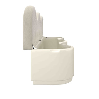 Triana Bench, Cream Seating En Gold