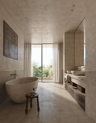 Santos Milk Stool Seating en gold