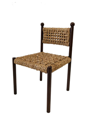 Pablo Chair, Espresso Seating En Gold