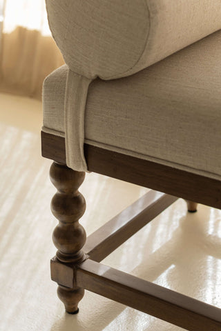 Santos Bench Seating En Gold