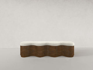Triana Bench King, Espresso Seating En Gold