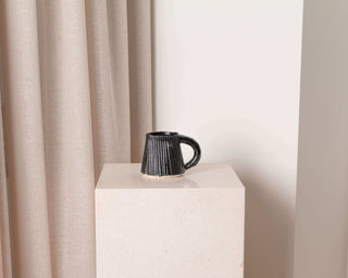 Barnacle Mug, Black Tableware Mia Casal Ceramics