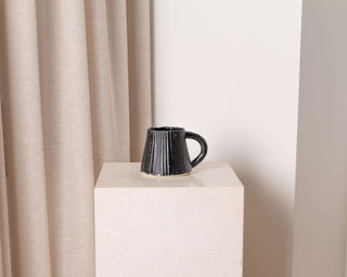 Barnacle Mug, Black Tableware Mia Casal Ceramics