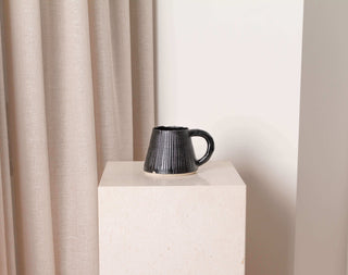 Barnacle Mug, Black Tableware Mia Casal Ceramics