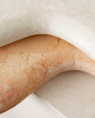 Tali Tray, Rosé Large Tableware En Gold