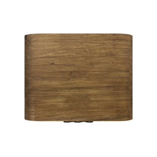 Bruno Bedside Table, Espresso Side Table En Gold