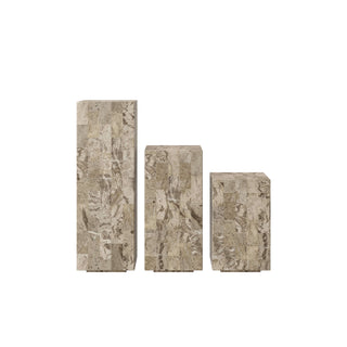 Cream Stone Plinths Plinth En Gold