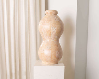 Dana Vase, Rosé Vases En Gold