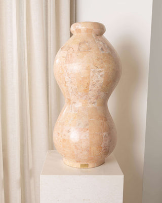 Dana Vase, Rosé Vases En Gold