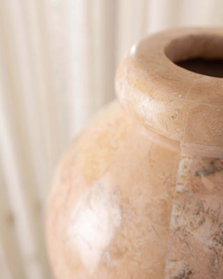 Dana Vase, Rosé Vases En Gold