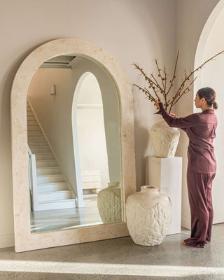 Esta Floor Mirror Standing Mirrors En Gold