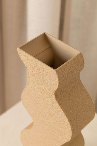 Freehand Vase, Beige by Argot Studio Vases Argot Studio