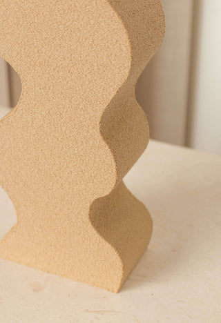 Freehand Vase, Beige by Argot Studio Vases Argot Studio