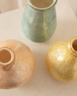 Pastel Vase Set Vases En Gold