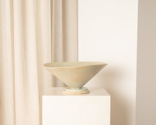 Cone Bowl, Cloudy Yellow by Morgan Peck