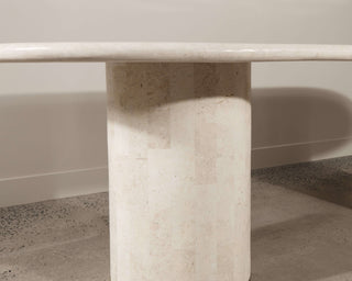 Paradis Console Table | Spanish Beige Marble Console Table En Gold