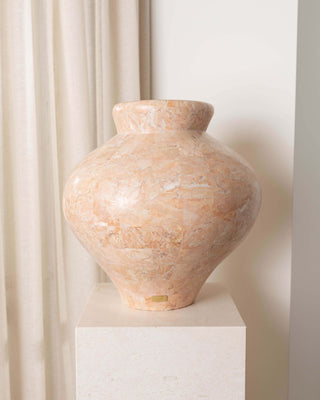 Laguna Vase, Rosé Large Vases En Gold