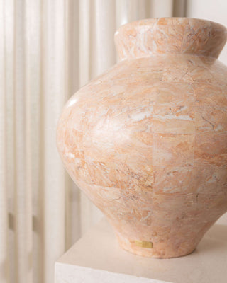Laguna Vase, Rosé Large Vases En Gold