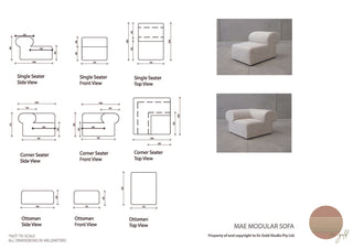 Mae Modular Sofa Sofas En Gold