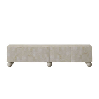 Miro Entertainment Unit, Large Entertainment Unit En Gold