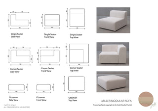 Miller Modular Sofa Sofas En Gold