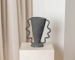 Stretch Vase, Lichen Lava by Morgan Peck