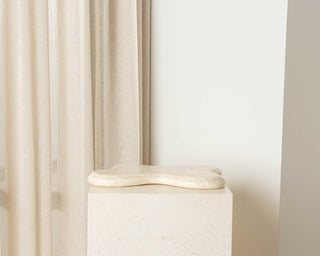 Tali Tray, Natural White Small Tableware En Gold