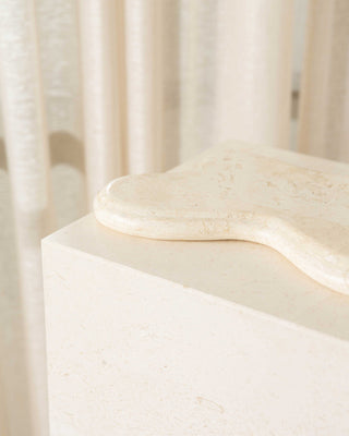 Tali Tray, Natural White Small Tableware En Gold