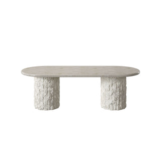 Isla Oval Dining Table Dining Table En Gold