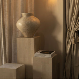 Spanish Beige Marble Plinths