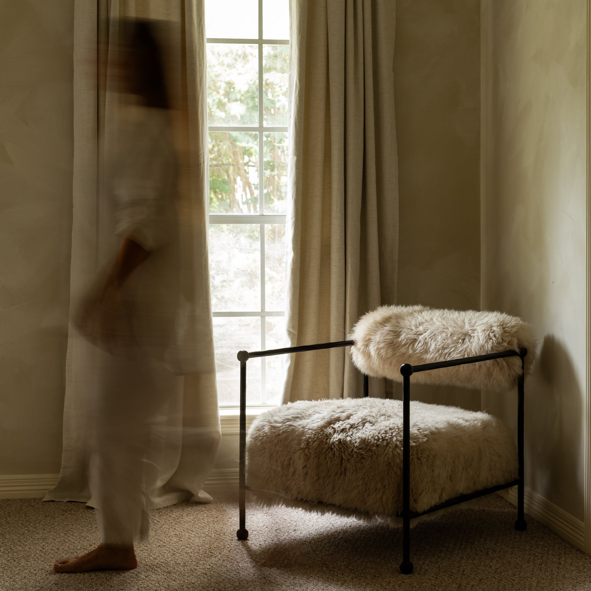 Wylie Shearling Chair