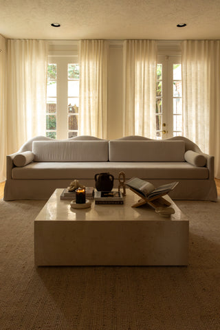 Sable Sofa, Woven Ivory