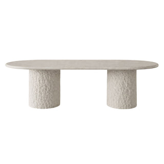 Isla Oval Dining Table | 240cm | Spanish Beige Marble