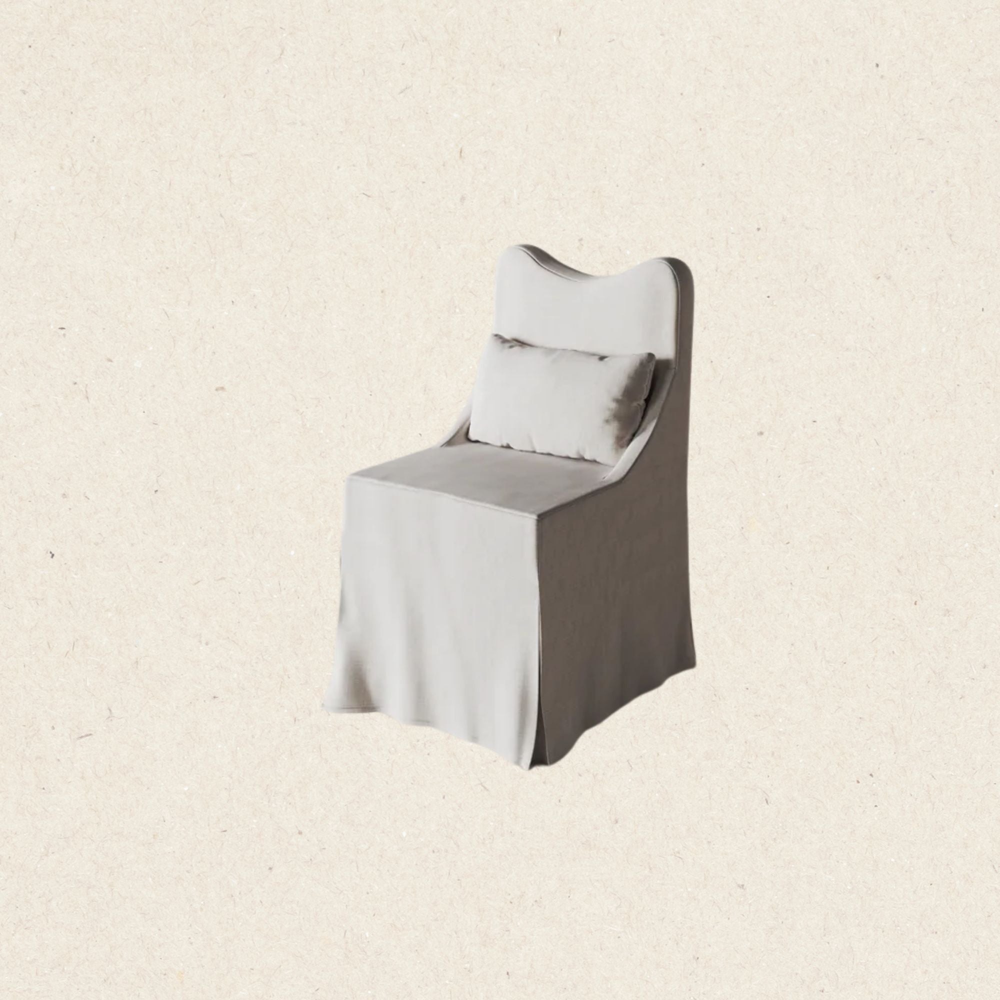 Sable Dining Chair | Woven Ivory